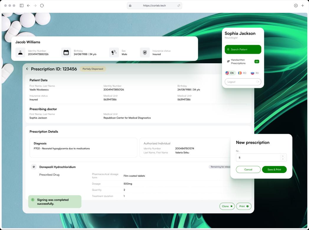 e-prescription system